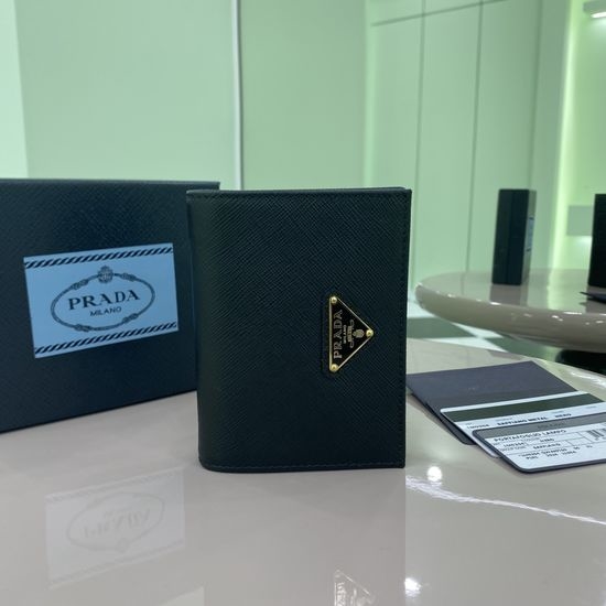 Prada Saffiano Leather Small Wallet 1MV204
