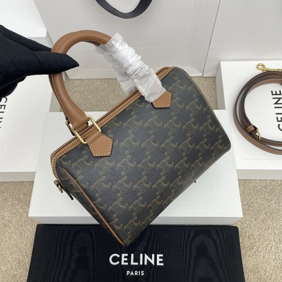 Celine Triomphe Canvas Boston Bag 197582