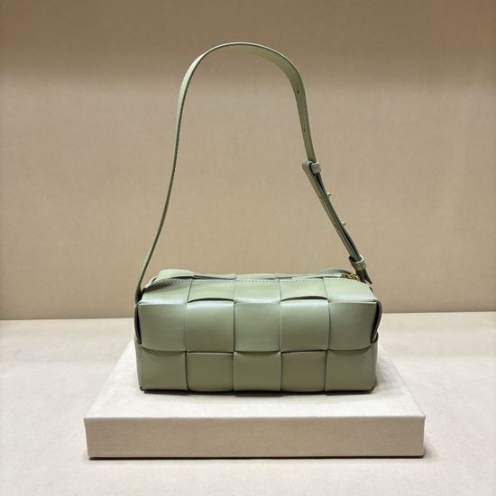 Bottega Veneta BV Brick Cassette Woven Lambskin Shoulder Bag 9305