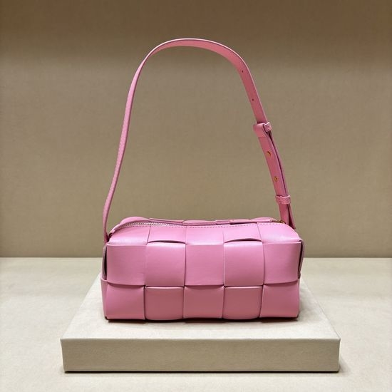 Bottega Veneta BV Brick Cassette Woven Lambskin Shoulder Bag 9305