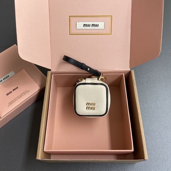 Miu Miu Square Charm with Metal Letters MM220_5TL527