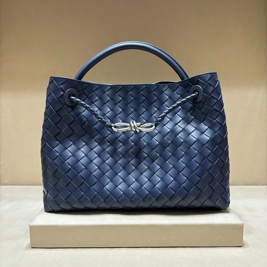 Bottega Veneta BV Andiamo Woven Leather Bag 8463