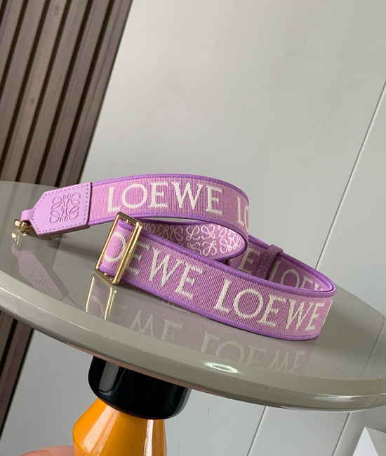 Loewe Anagram Jacquard Leather Shoulder Strap 001