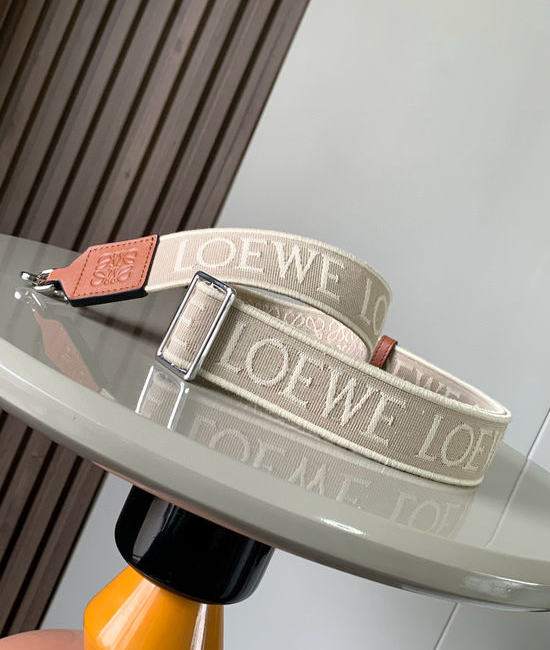 Loewe Anagram Jacquard Leather Shoulder Strap 001