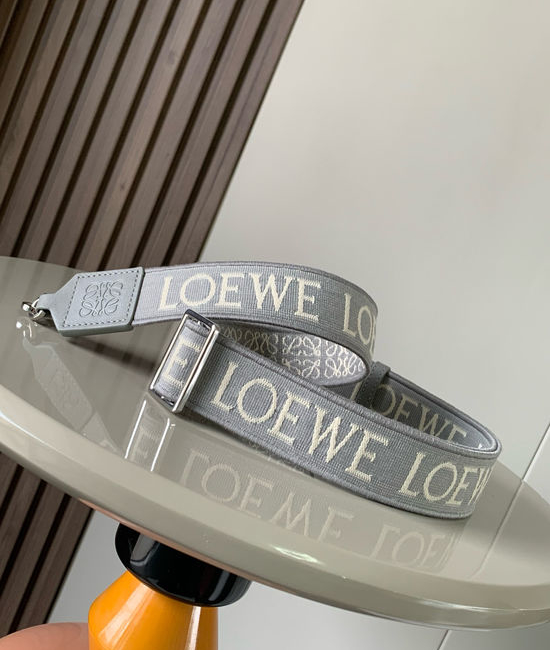 Loewe Anagram Jacquard Leather Shoulder Strap 001
