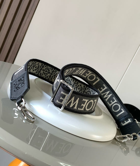 Loewe Anagram Jacquard Leather Shoulder Strap 001