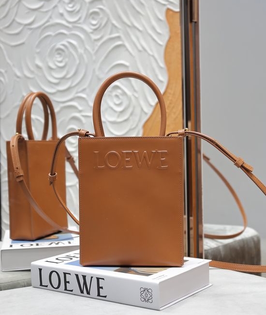 Loewe Standard A5 Tote Leather Handbag A563