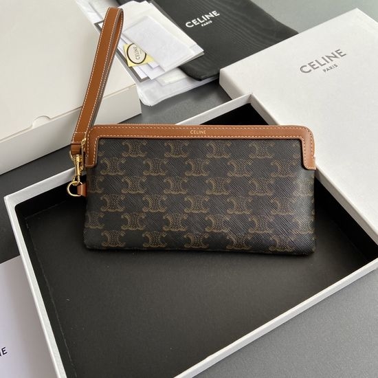 Celine Triomphe Printed Clutch 10K672 ECM.04LU