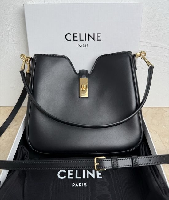 Celine CAMILLE Small Smooth Leather Handbag 120693FX9