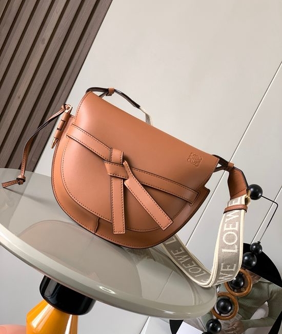 Loewe Gate Duel Leather Saddle Bag 9004