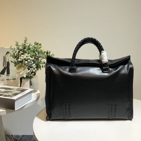 Bottega Veneta BV Woven Leather Briefcase