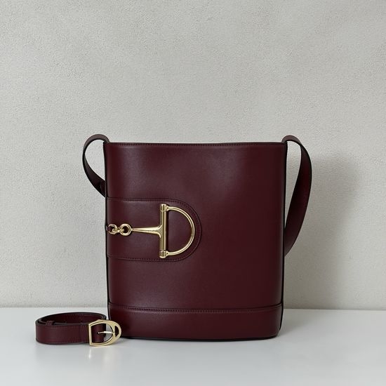Gucci Red Leather Top Handle Bag 833660