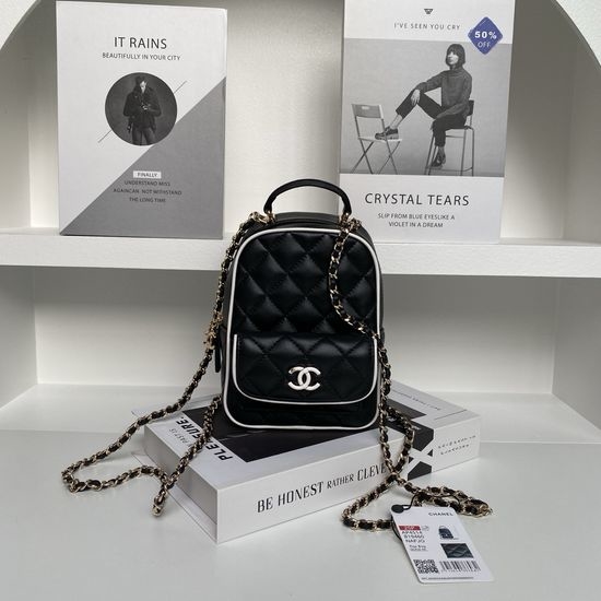 Chanel Lambskin Quilted Backpack AP3853