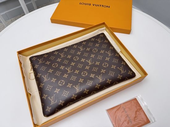 Louis Vuitton LV Pochette Cles Classic Monogram Clutch M13561