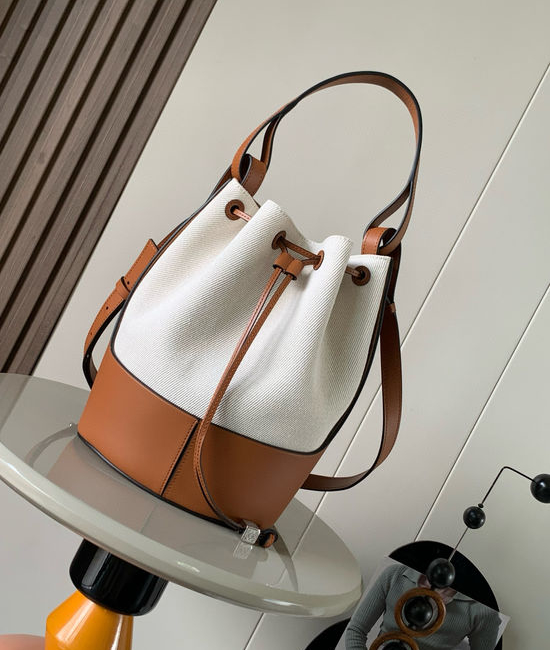 Loewe Balloon Large Canvas Bucket Bag 9082