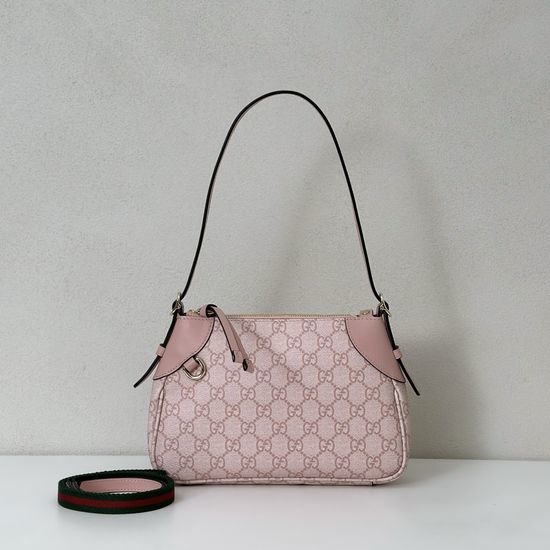 Gucci Handbag Pink Enamel 815218