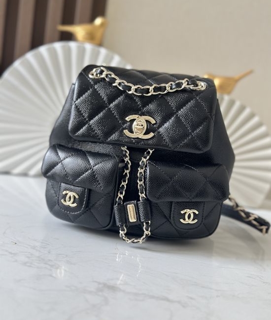 Chanel 24c Backpack Small Grained Calfskin 3787
