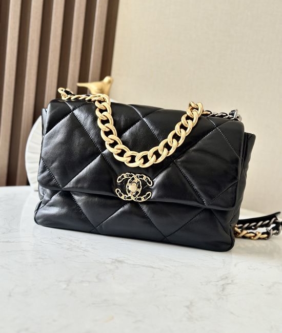 Chanel 19 Goatskin Flap Bag AS1161