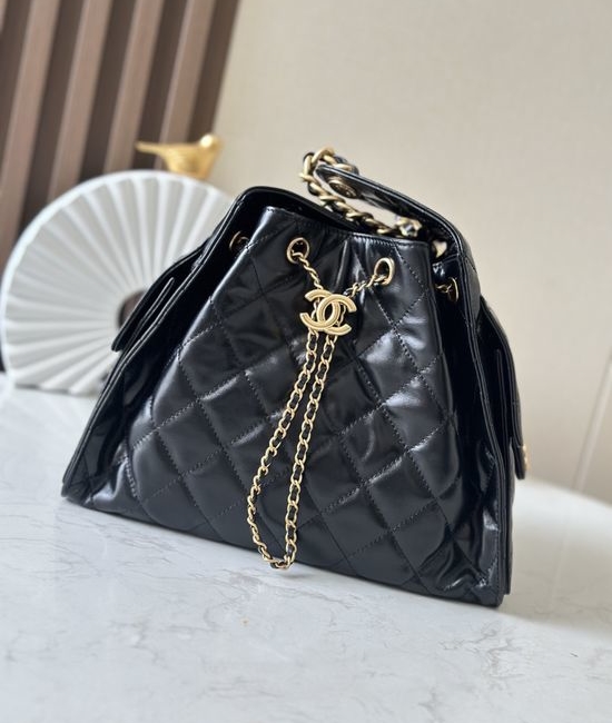 Chanel Hobo Quilted Chain Shoulder Bag AS5293