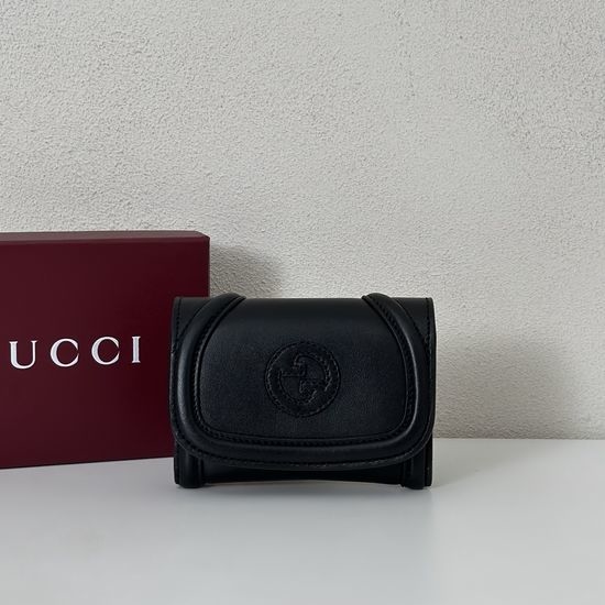 Gucci Black Leather Mini Crossbody Bag 818811