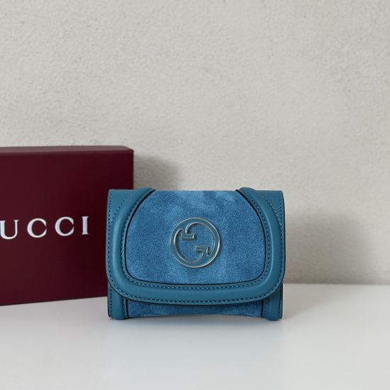 Gucci Frosted Blue Shoulder Bag 818795