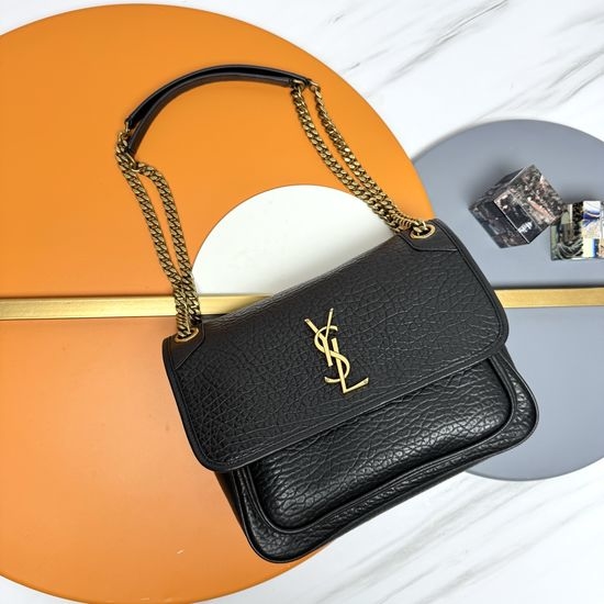 Yves Saint Laurent YSL Niki Leather Flap Bag 498894