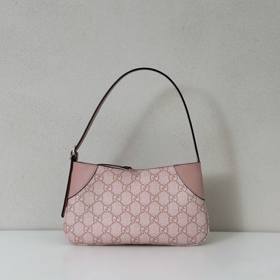 Gucci Crossbody Bag Pink Leather 820696