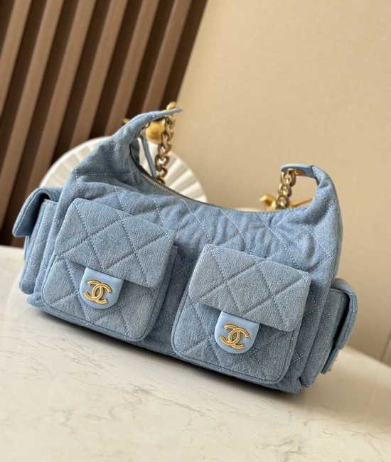 Chanel Denim Shoulder Bag AS3311