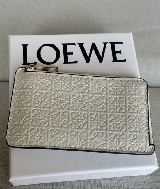 Loewe Off White Leather Card Holder 9784