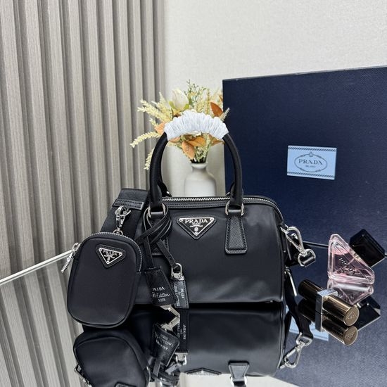 Prada Hyper Leaves 3-in-1 Boston Bag 1BB846
