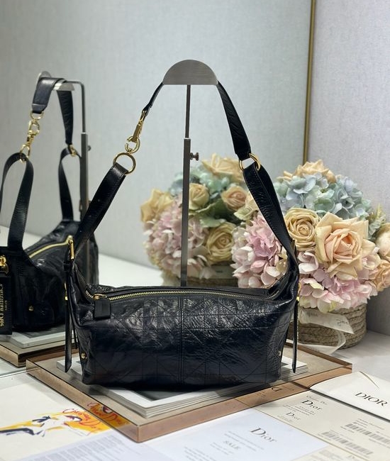 Christian Dior CD D-Journey Quilted Leather Handbag 2416