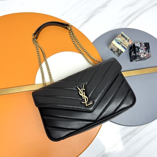 Yves Saint Laurent YSL LouLou Sheepskin Shoulder Bag 801439