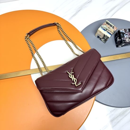 Yves Saint Laurent YSL LouLou Small Lambskin Shoulder Bag 801437