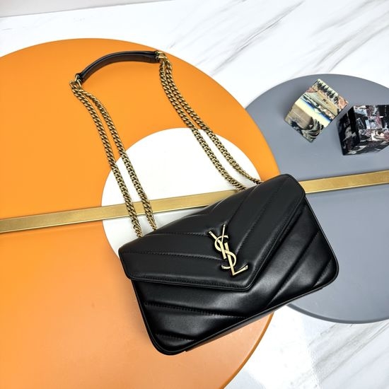 Yves Saint Laurent YSL LouLou Small Lambskin Shoulder Bag 801437