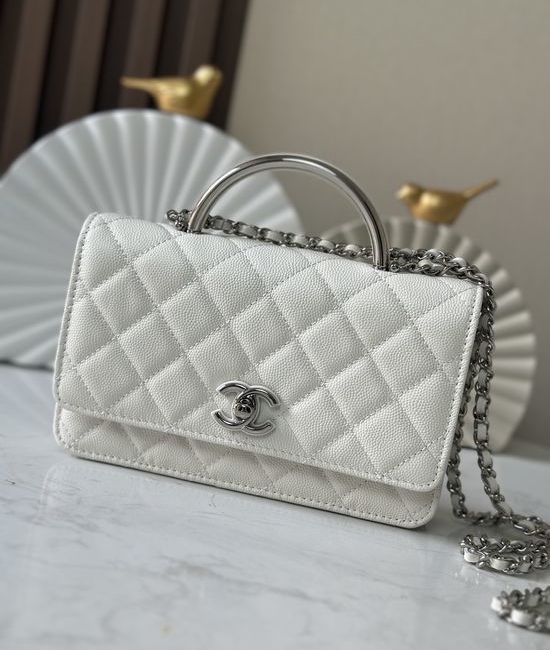 Chanel 25P WOC Stewardess Bag Enamel Clasp 17042