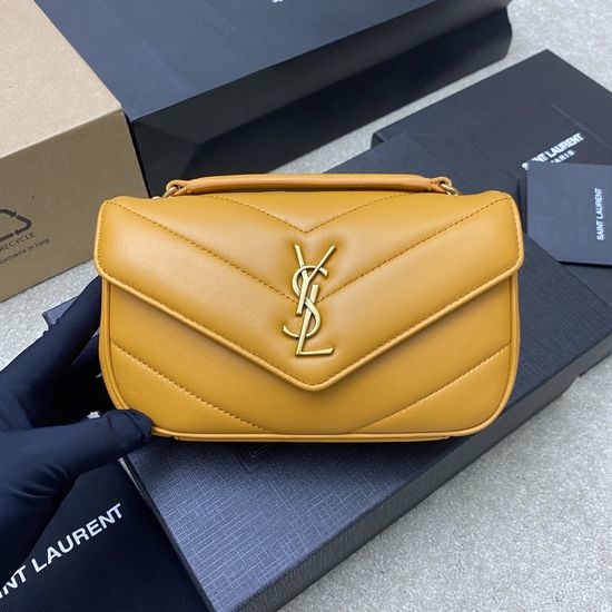 Yves Saint Laurent YSL LouLou Mini Leather Crossbody Bag 821749