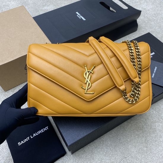 Yves Saint Laurent YSL LouLou Medium Leather Chain Bag 801439