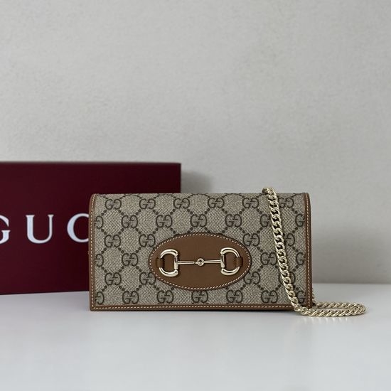 Gucci Brown Leather Crossbody Bag 621892