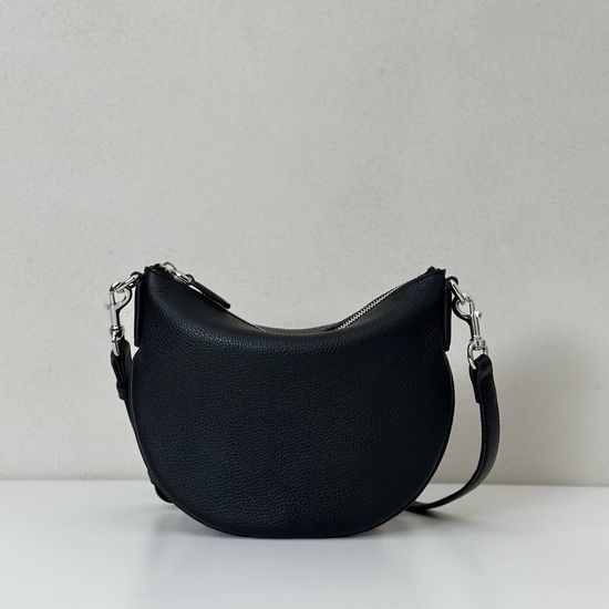 Gucci Clutch Bag Black Litchi Leather 824529