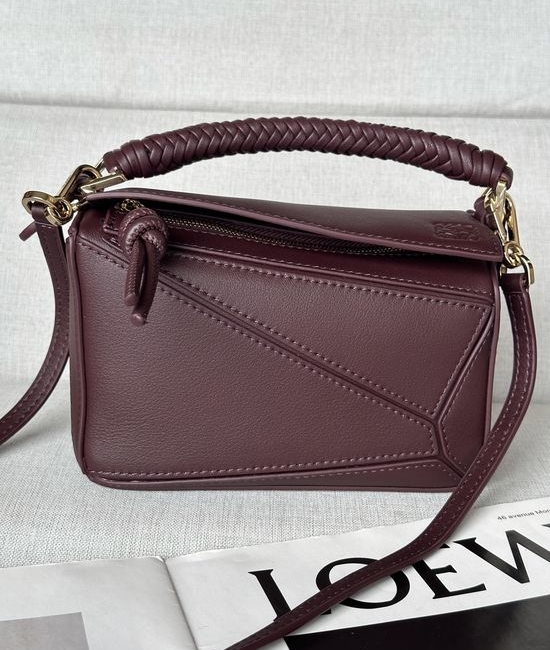 Loewe Smooth Leather Mini Puzzle Bag 97017