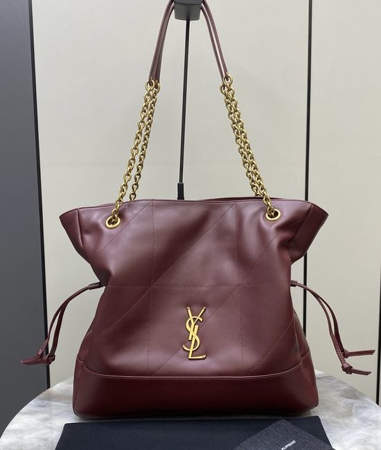Yves Saint Laurent YSL Jamie Large Pochon Sheepskin Shoulder Bag 809824