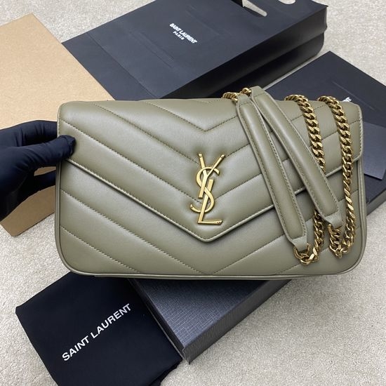 Yves Saint Laurent YSL LouLou Medium Lambskin Shoulder Bag 801439