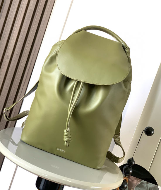 Loewe Flamenco Shiny Leather Backpack 9075