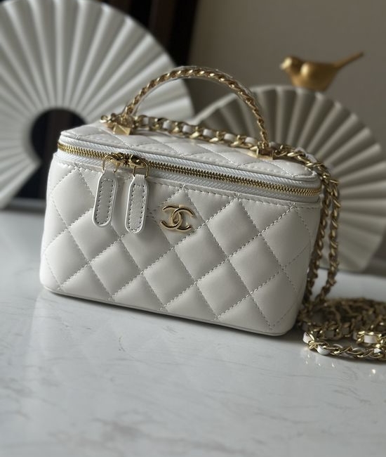 Chanel Vanity Bag Transparent Handle Long Box 66038