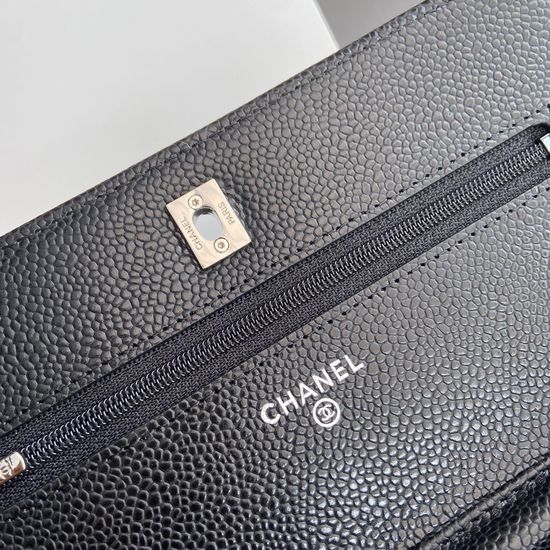 Chanel Shoulder Bag Caviar Leather AP4441