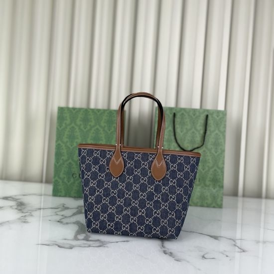 Gucci Totissima Small Denim Tote Bag 820496