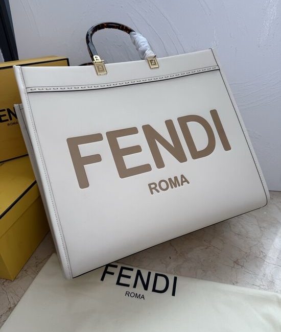 Fendi FeI TOTE Tote Bag Amber Handle 8002C
