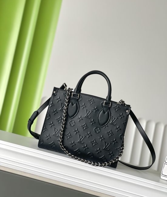 Louis Vuitton LV ONTHEGO Leather Square Tote Bag M14576