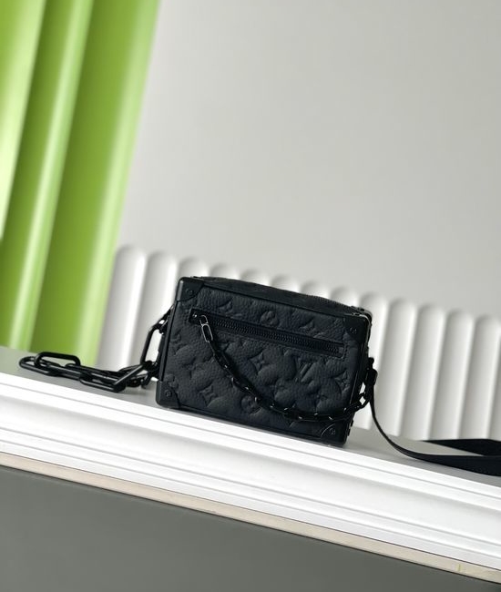 Louis Vuitton LV SOFT TRUNK Leather Chain Bag M55702