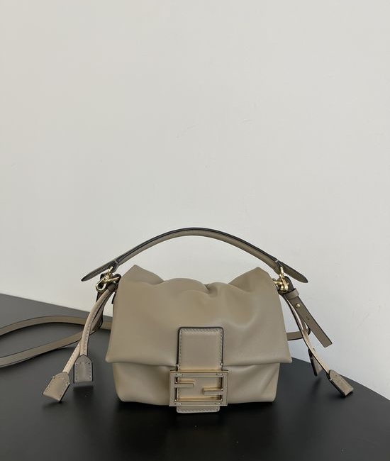 Fendi Mamma Baguette Small Lambskin Handbag 8832